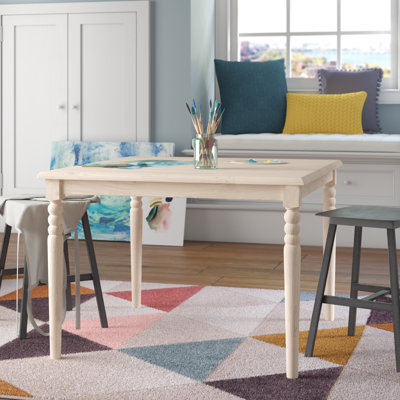 Hamby Kids Solid Wood Square Play / Activity Table by Indigo Safari
