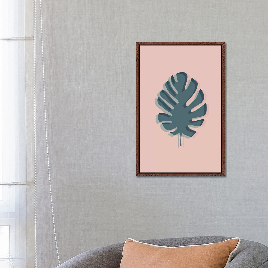 The Solitary Monstera von The Native State - Galerie-verpackte Leinwand Giclée auf Leinwand