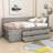 Kouta Wood Daybed with Drawers and Shelves-2034574573-2034574560