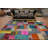 Multicolor Wool Distressed Patchwork Area Rug 7x10