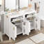 Meuble-lavabo moderne de 48 pouces avec lavabo en céramique