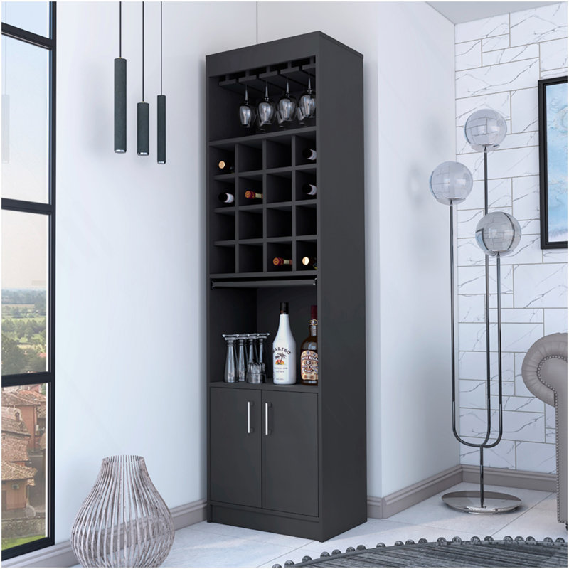 Armoire de bar à 1 tablette Wenge
