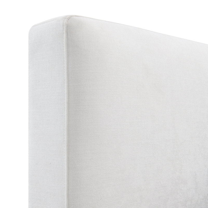 Pisgah Upholstered Bed, King, White