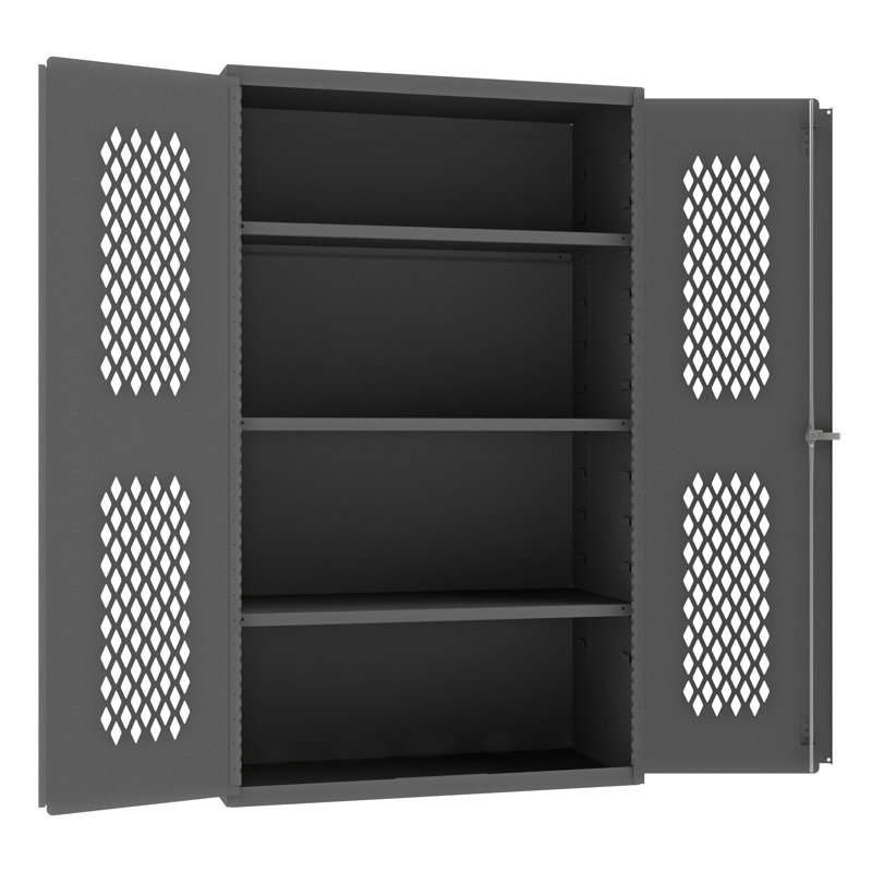 Armoire ventilée en acier de calibre 14 72 po x l 36 po x p 24 po
