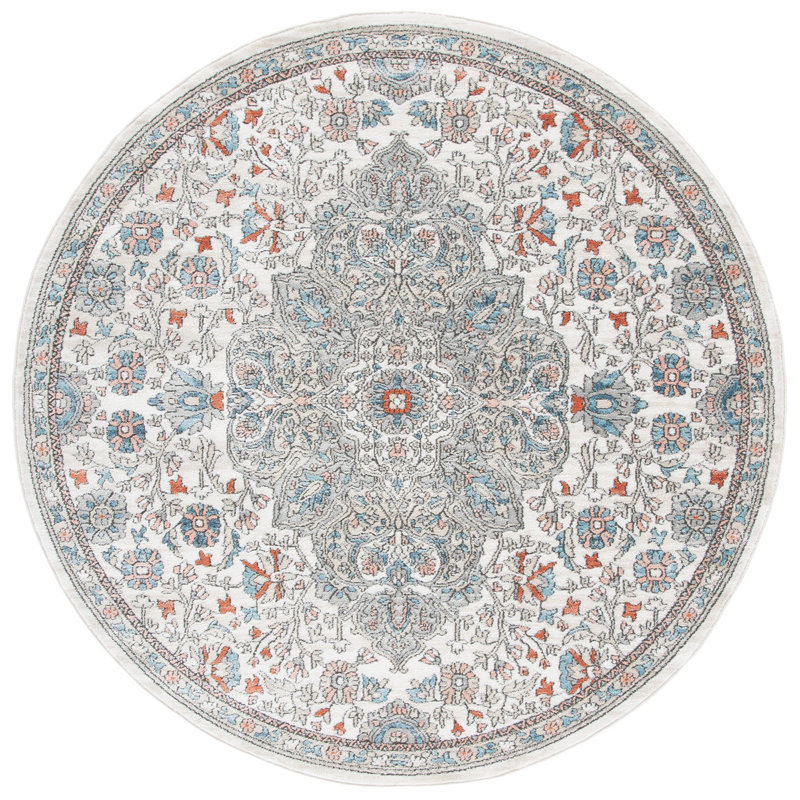 Smithtown 800 Performance Oriental Rug, Round 6'7"