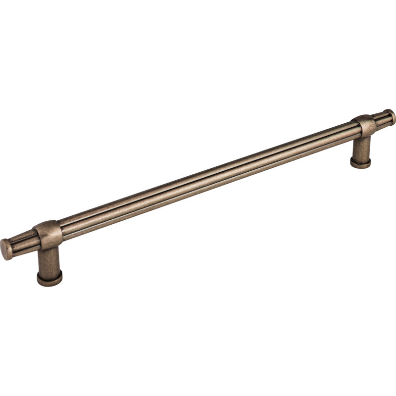 Luxor Appliance Pull, Pewter Antique, 12" Center to Center