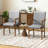 Mid-Century Modern Dining Chairs Set of 4 Upholstered Accent Chairs Armchairs-2079382041