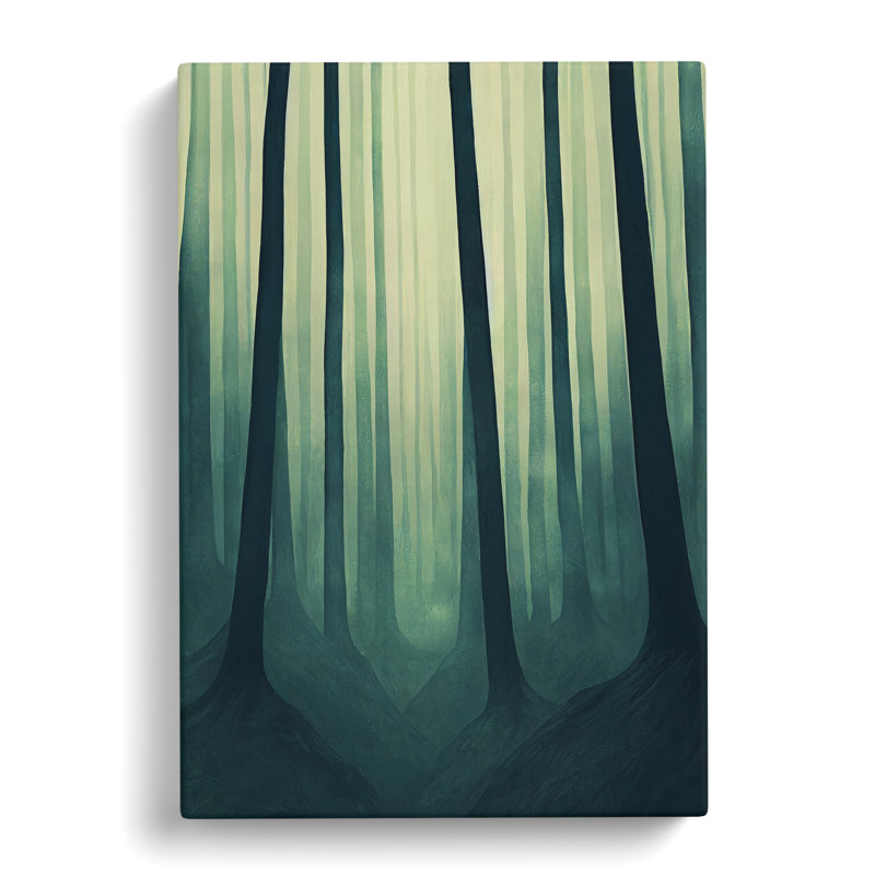 Forest At Dusk No.3 - Wrapped Canvas Print, 50cm H x 35cm W