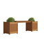Banc de jardinière en bois Arlen-960406615