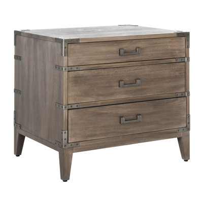 Table de chevet 3 tiroirs Lauretta