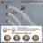 AquaRhapsody Ceiling Mounted Thermostatic Shower System with 4 Body Jets and Storage Shelf-87410398