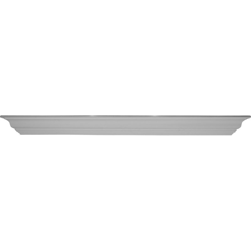Classic U-Shaped Marbleizing Floating Shelf, 4.5" H x 60" W x 4.5 D