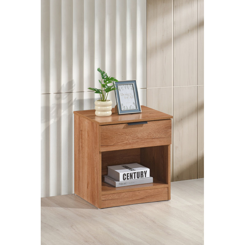 Richmond 45cm W Particle Board Bedside Table