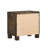 Rustic 2 Drawers Nightstand, Bed Side Table