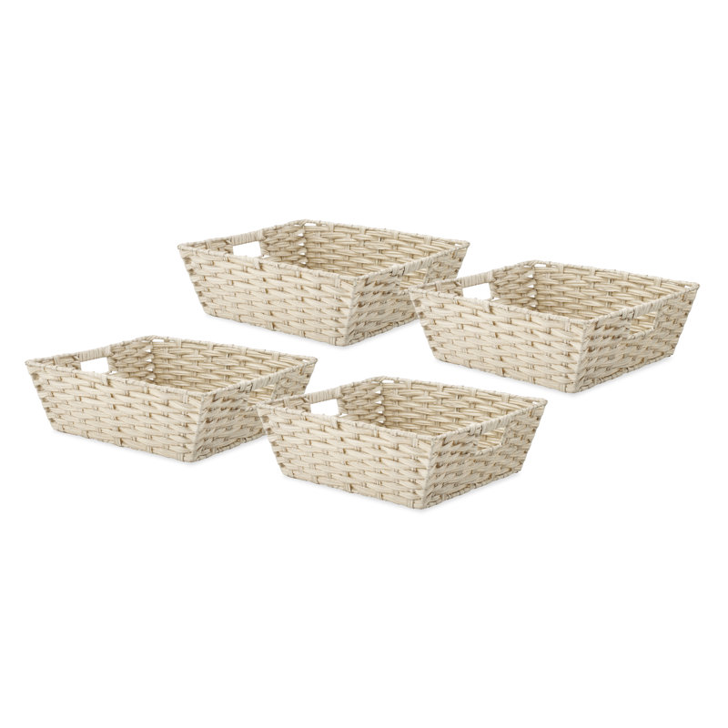 Dotted Line™ Acton Wicker Basket, Linen