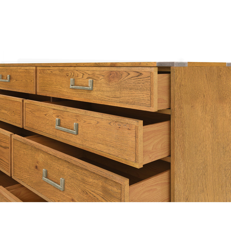 Hantz 70.28'' W 8 - Drawer Dresser, Brown