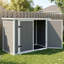 Abri à poubelles extérieur avec rampe et couvercle hydraulique