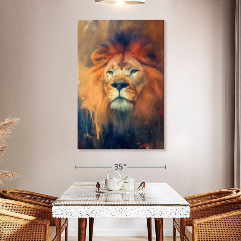 Brampt Lion Energy, 51" H x 34" W