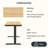 Home Office Height Adjustable Standing Desk with Drawer-1512085462-1508301585
