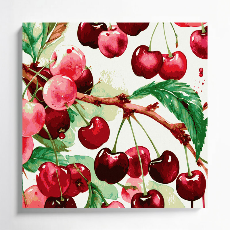 Art mural sur toile beige, H 16 po x l 16 po