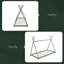 Lit plateforme simple avec structure triangulaire-1323058621