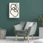 Art sur toile, lignes noires 03-79215907