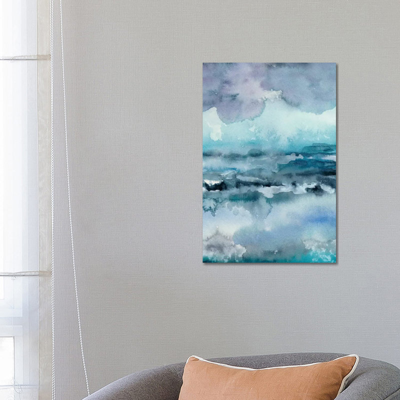 Blue Tide I 1 Piece Wrapped Canvas Painting, 66cm H x 46cm W