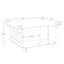 Bureau pour enfants RiverRidge et table d'activités artistiques avec 4 casiers de rangement et 4 tasses de rangement amovibles - blanc avec 2 bacs en tissu olive-107097950