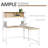 Alenna L-Shaped Metal Base Computer Desk-1820639663