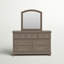 Commode double 7 tiroirs avec miroir Austinburg
