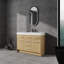 Meuble-lavabo autoportant avec lavabo en résine
