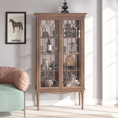 Vitrines en bois massif et verre Brownness