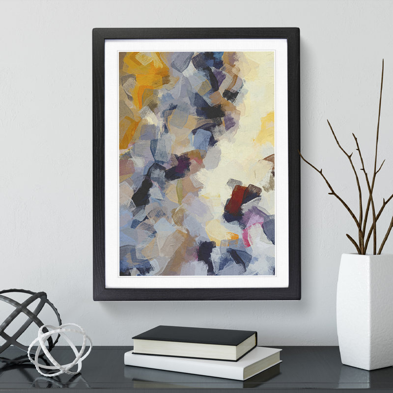 Bend And Break - Single Picture Frame Print, 64cm H x 46cm W x 2cm D, Black