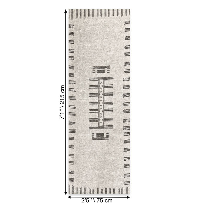 Tapis Larrauri, Tapis de couloir 2 pi 5 po x 7 pi