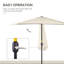 Brunn 293cm Balcony Parasol-1060547892
