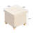 Folding Storage Ottoman With Tray Top And Wooden Legs-1160893018