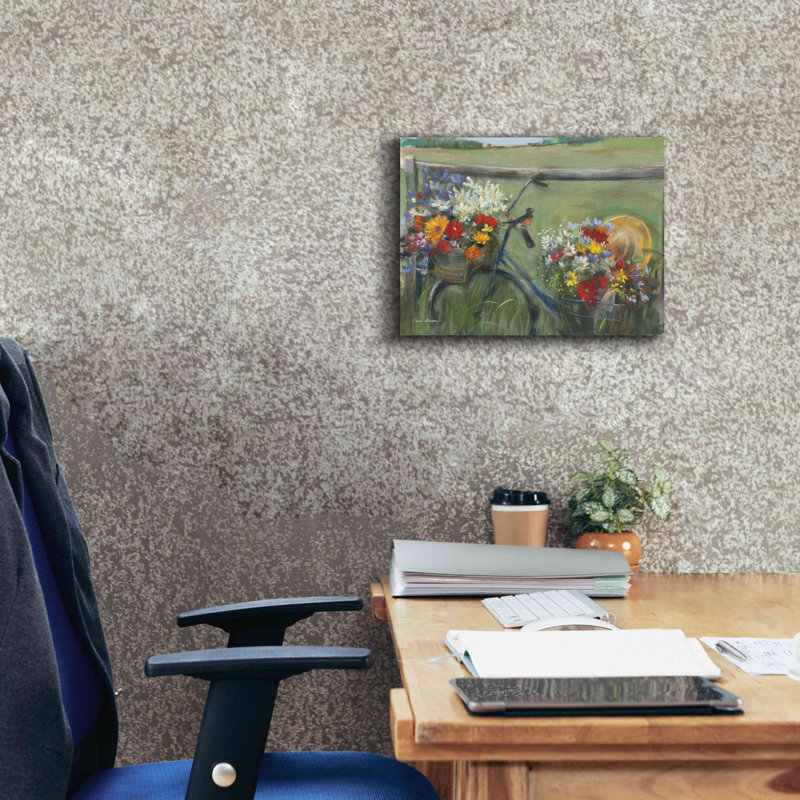 "Aarre Karens" sur toile par Carol Rowan, reproduction, H 12 po x l 16 po x P 0,75 po