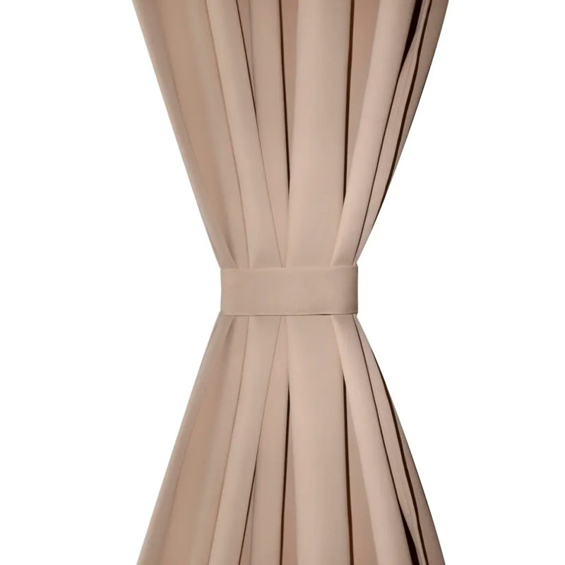 Blackout Curtain Pair, Beige, 135 x 245 cm
