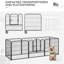 79cm H Panel Metal Exercise Pen With Door