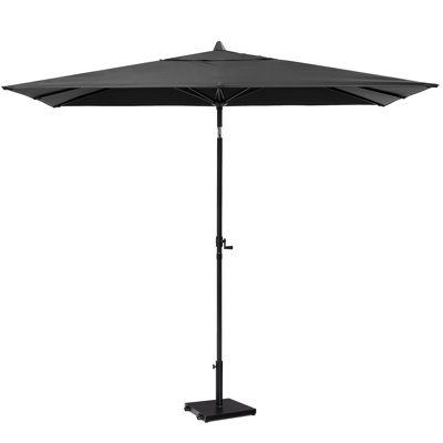 60'' X 106'' Rectangular Market Umbrella With Weighted Base