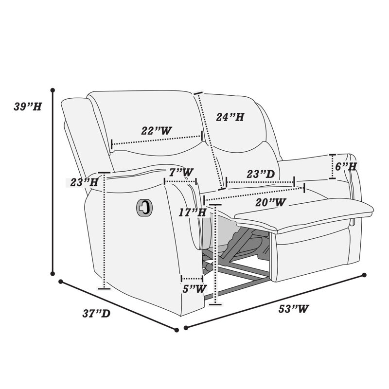 Recliner Loveseat