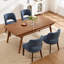 Chaise d'appoint rembourrée en bois massif-896201422