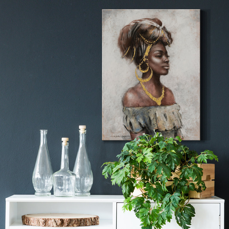 Beauty and Grace par E.A. Orme - reproduction d'art sur toile tendue, H 20 po x l 16 po x P 1 po