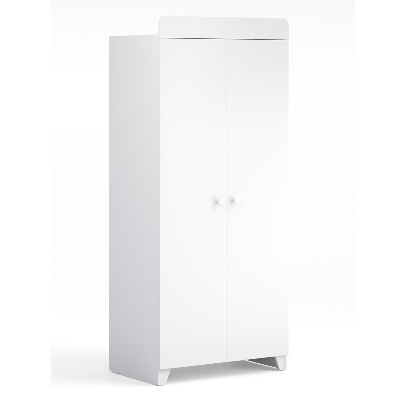 Little Acorns Classic Wardrobe, White