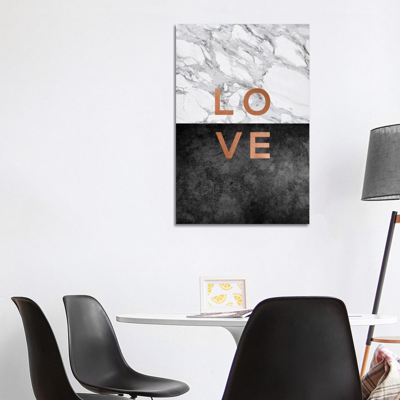 Love Copper by Orara Studio - Wrapped Canvas Print, 101.6cm H x 66.04cm W x 1.91cm D