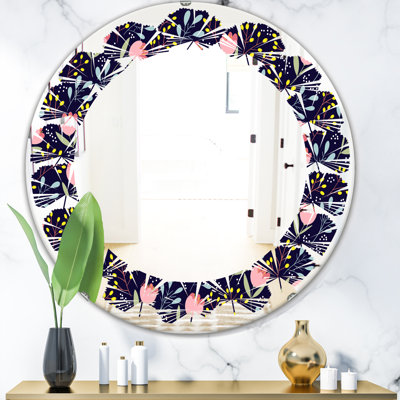 Miroir mural sans cadre Leaves