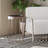 Elias 24" Accent Table with Glass Top