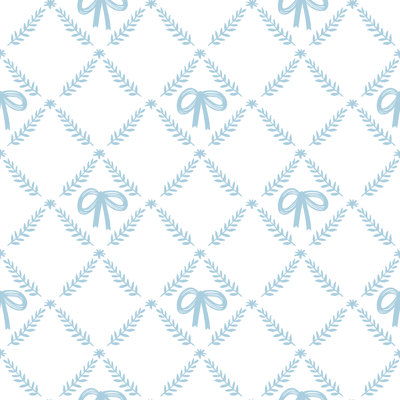 Heirloom Bow Trellis Peel and Stick Wallpaper