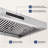 VIKIO PRO 36" 900 CFM Ducted Under Cabinet Hood In Stainless Steel With 1.5 Sones, Dual Motor, Gesture Control, Replaceable 4000K GU10 LED-122425408-122425411