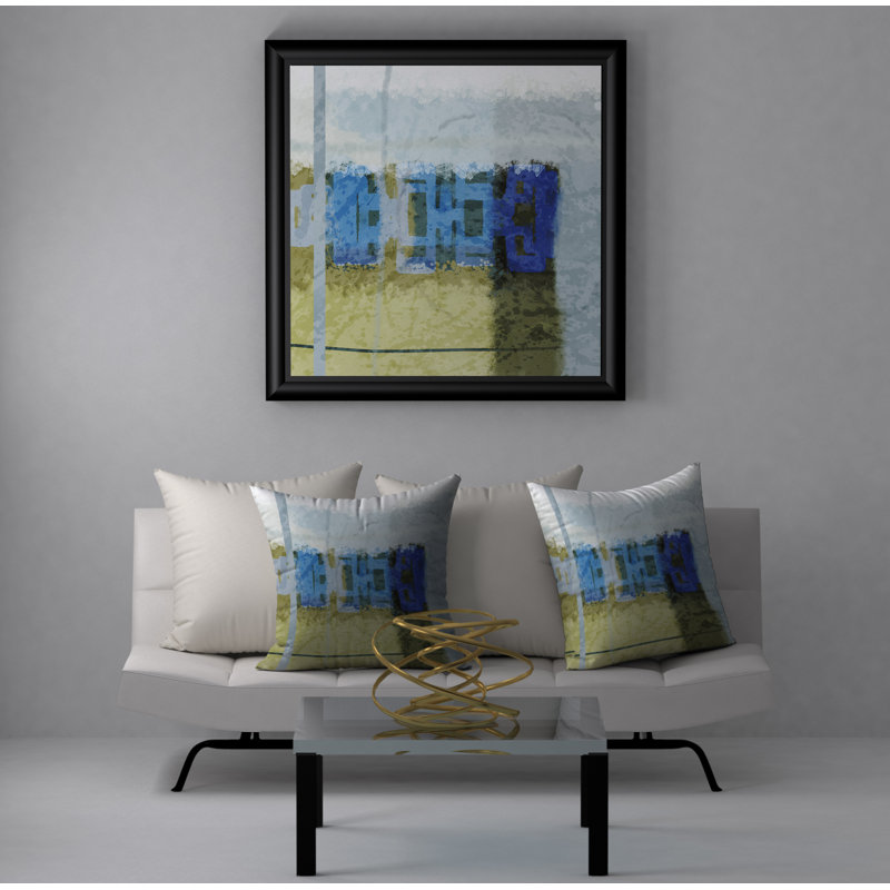  Housse et insert de coussin carré invitant, H 24 po x l 24 po